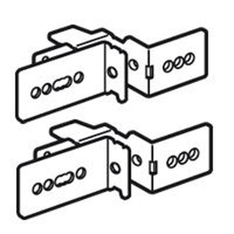 Legrand 020570 - Support fixation de goulotte Lina 25 (2) - XL³800/ XL³4000 - 24 mod