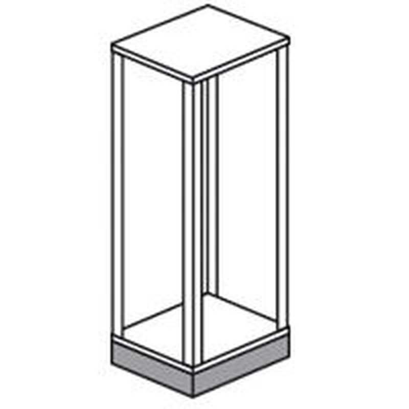 Legrand 020517 - Socle juxtaposable armoire XL³4000 - hauteur 100mm, larg. 975mm et prof. 475mm