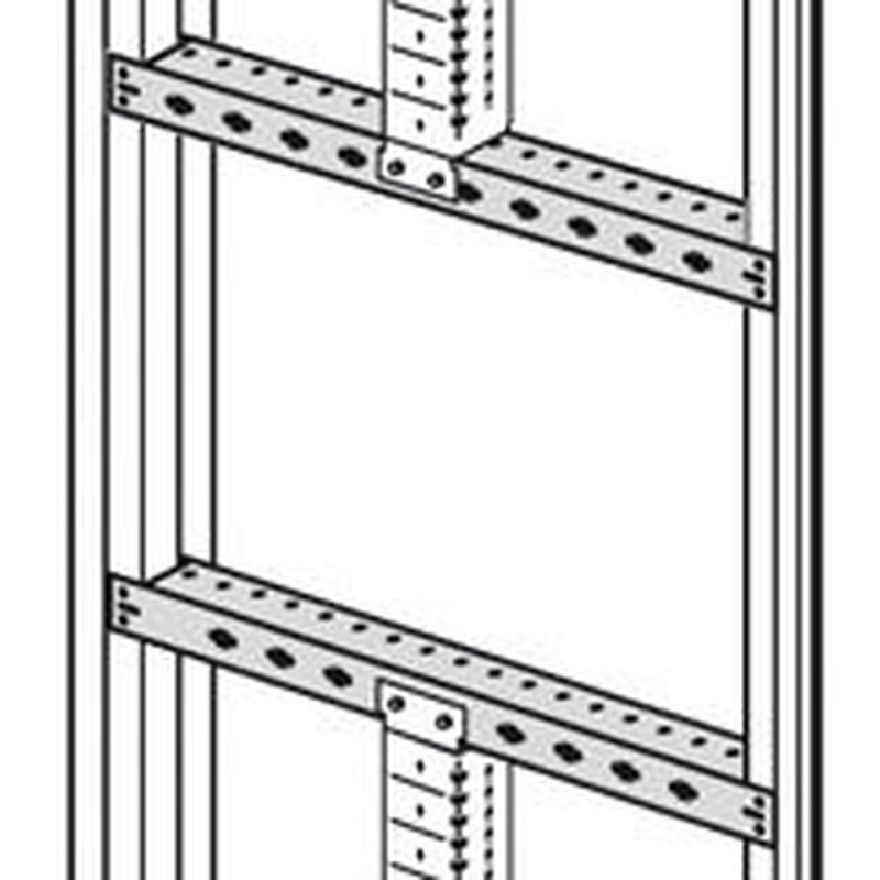 Legrand 020532 - 2 traverses fixes pour armoire XL³4000 longueur 600mm pour châssis partiel