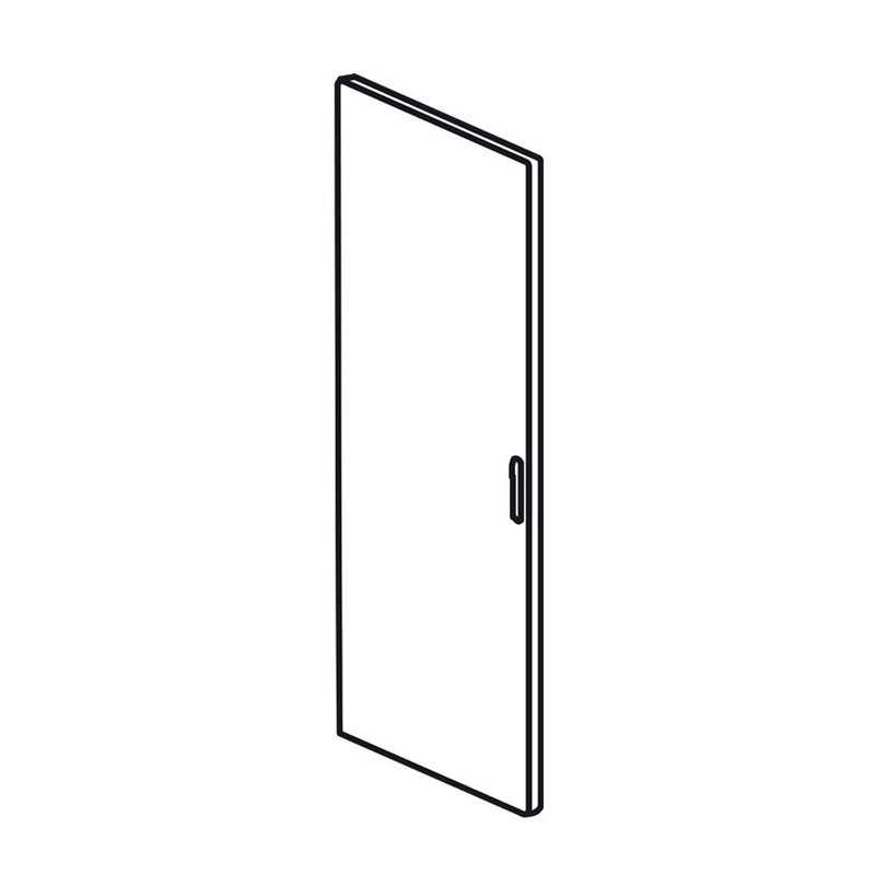 Legrand 020554 - Porte métal réversible galbée XL³4000 largeur 725mm et hauteur 2000mm