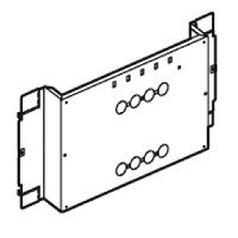 Legrand 020657 - Platine fixe pour 1/2 DPX-IS630 position verticale - XL³4000/XL³800 36 modules