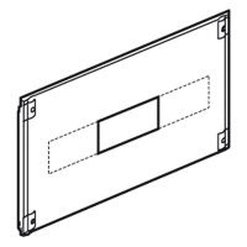 Legrand 020806 - Plastron métal XL³800/4000 - 1/4 tour - pour 2 DPX-IS250 - H 300 - 24 mod