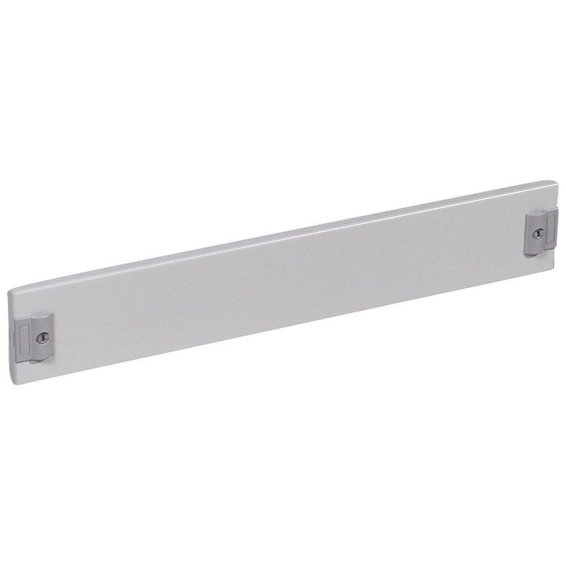 Legrand 020841 - Plastron plein métal 1/4 de tour pour XL³4000/XL³800 - hauteur 100mm 24 modules