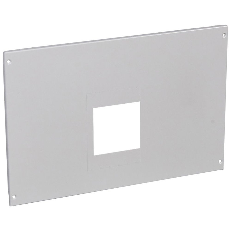 Legrand 020936 - Plastron métal XL³4000 - à vis - 1 DPX 1600 prises avant horizontal - 24 mod