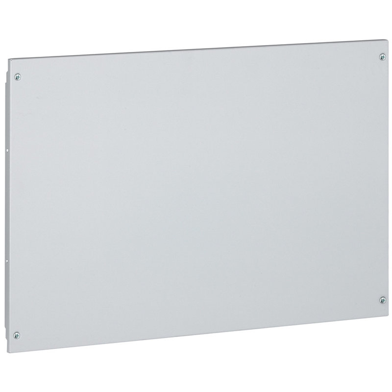 Legrand 020941 - Plastron plein métal à vis pour XL³4000 et XL³800 - hauteur 100mm - 24 modules