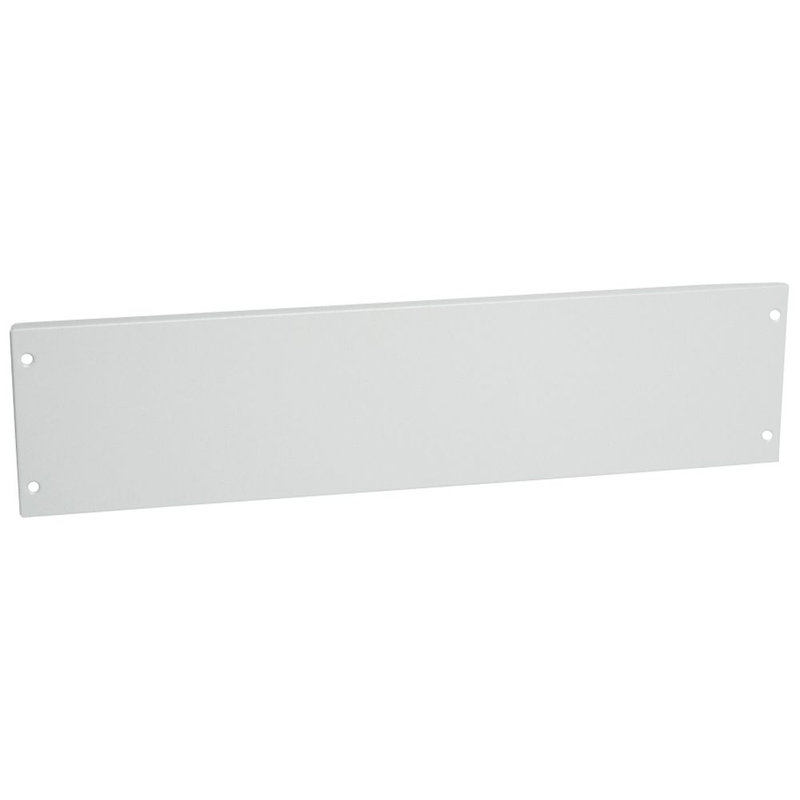 Legrand 020942 - Plastron plein métal à vis pour XL³4000 et XL³800 - hauteur 150mm - 24 modules