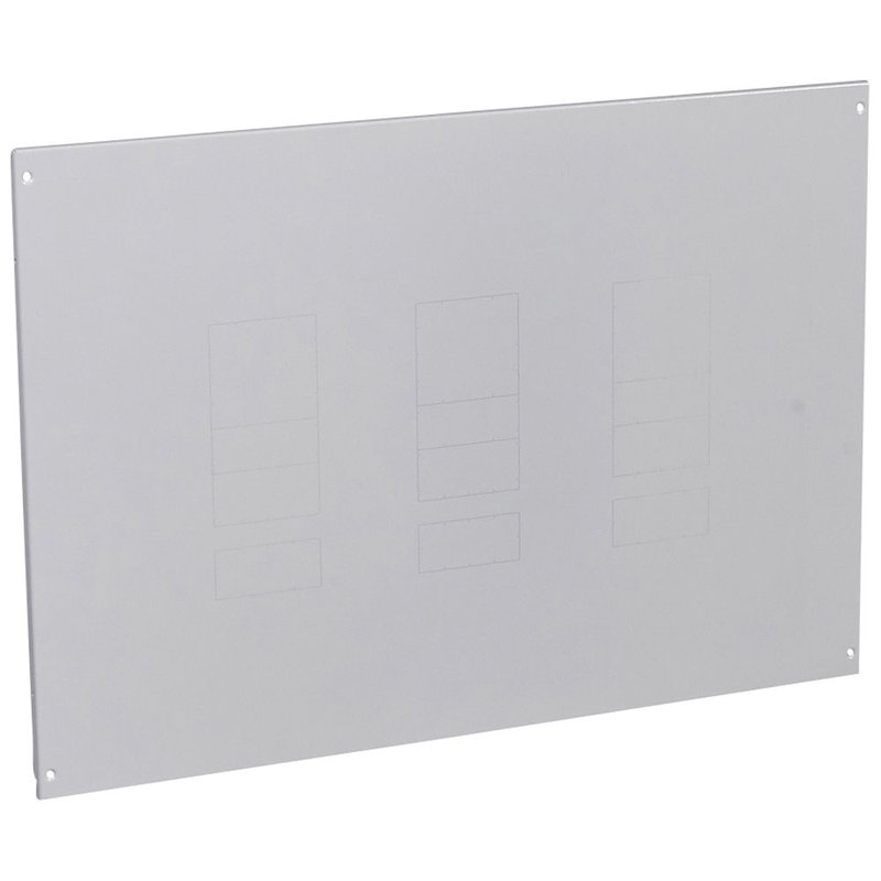 Legrand 020972 - Plastron métal XL³800/4000 - à vis -1 à 3 DPX 250/630 diff - vert-H 600-36 mod