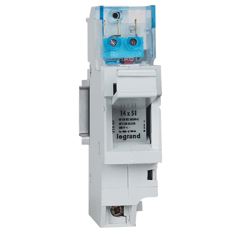 Legrand 021533 - Coupe-circuit sectionnable SP51 cartouche industrielle 14x51mm 1P + microrupteur