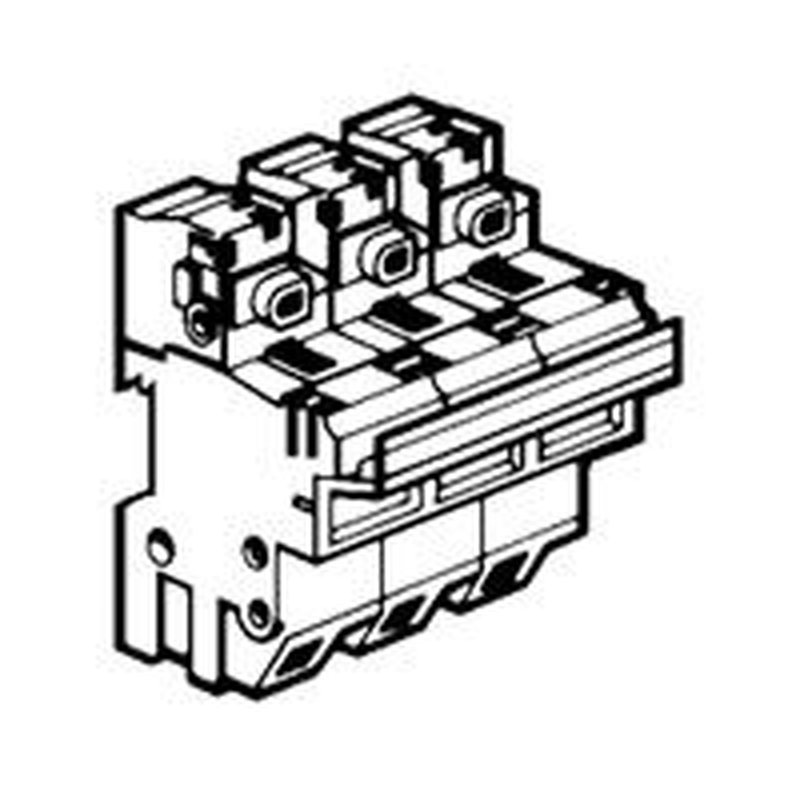Legrand 021604 - Coupe-circuit sectionnable SP58 pour cartouche industrielle 22x58mm - 3P