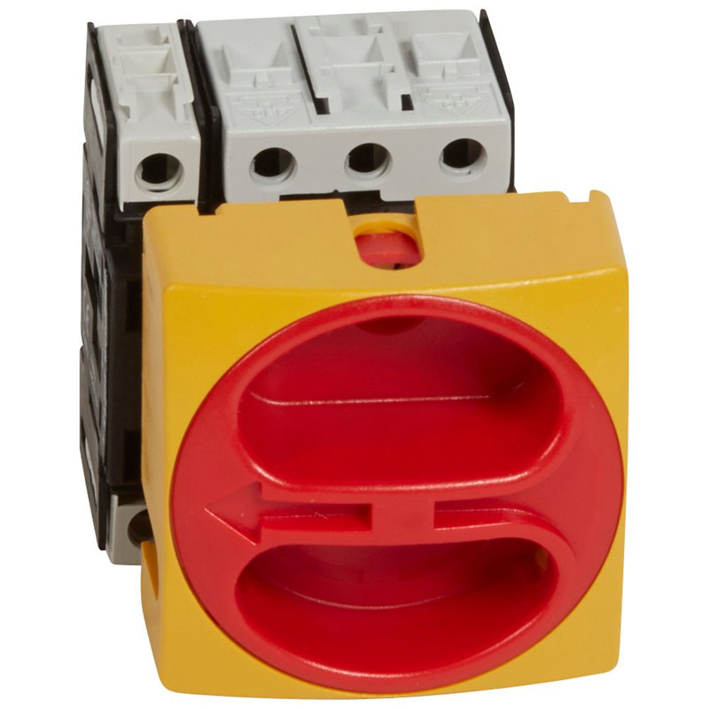 Legrand 022113 - Inter-sectionneur rotatif complet encastré cadenassable 4P neutre à gauche 32A