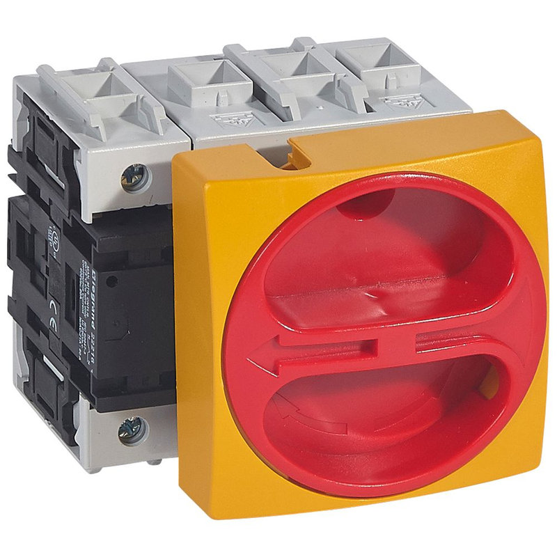 Legrand 022156 - Inter-sectionneur rotatif - saillie commande rompue cadenas - 4P neutre G - 80 A