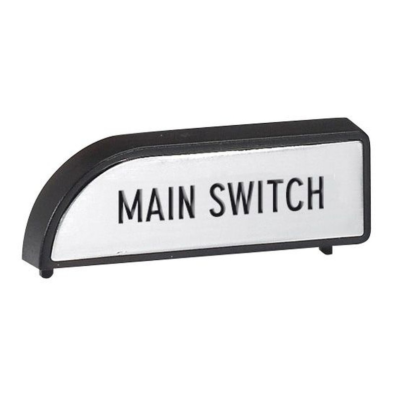 Legrand 022281 - Etiquette autocollante pour plastron cadenassable avec marquage Inter principal