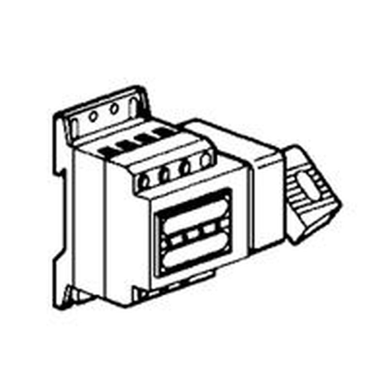 Legrand 022507 - Interrupteur-sectionneur Vistop 32A 4P commande latérale droite et poignée noire