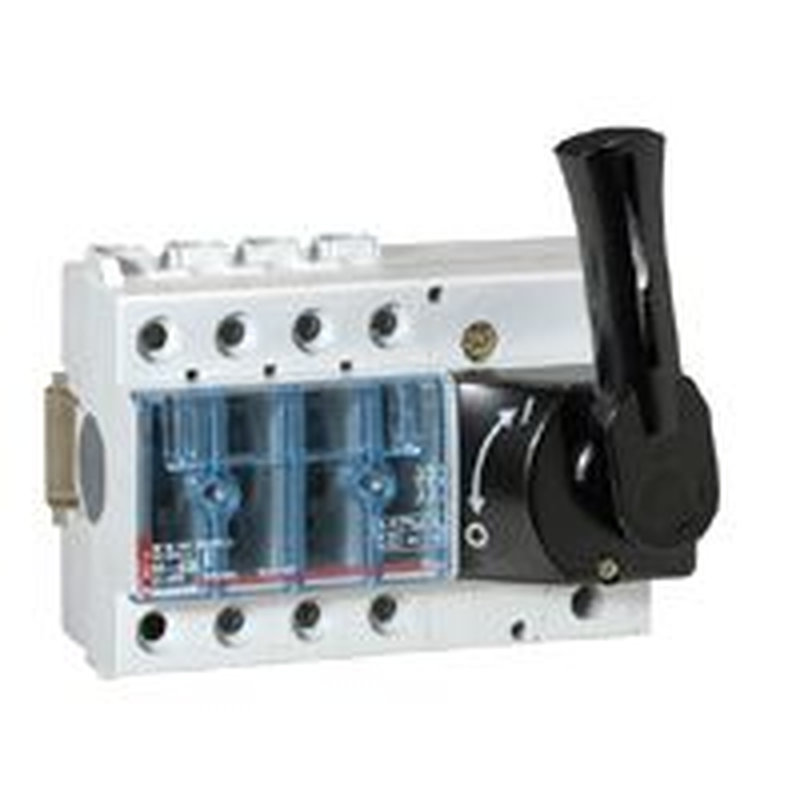 Legrand 022512 - Interrupteur-sectionneur Vistop 63A - 3P avec commande frontale et poignée noire
