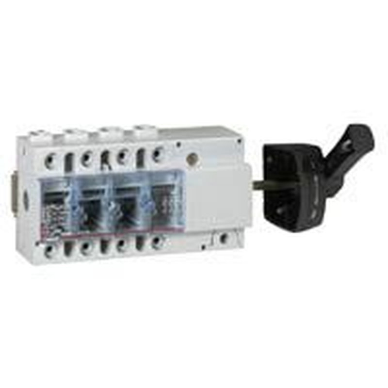 Legrand 022546 - Interrupteur-sectionneur Vistop 125A - 4P commande latérale et poignée noire