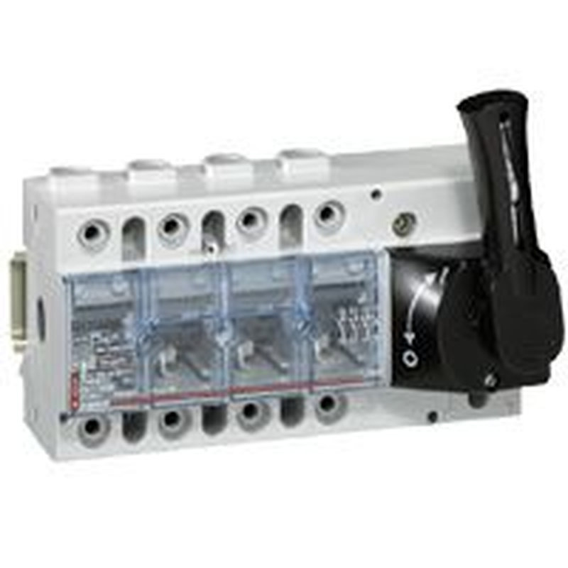 Legrand 022553 - Interrupteur-sectionneur Vistop 160A - 4P commande frontale et poignée noire