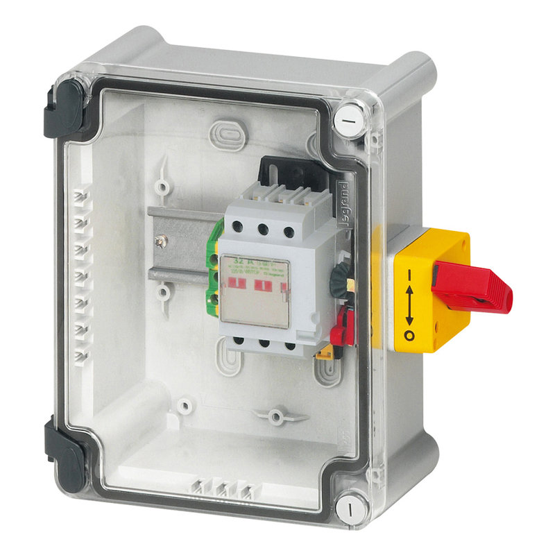 Legrand 022605 - Coffret de proximité 32A IK07 3P - inter-sect Vistop + bornier de terre Viking 3