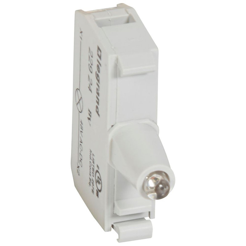 Legrand 022924 - Bloc pour tête lumineuse Osmoz raccordement à vis - 48V~ ou 48V= - jaune
