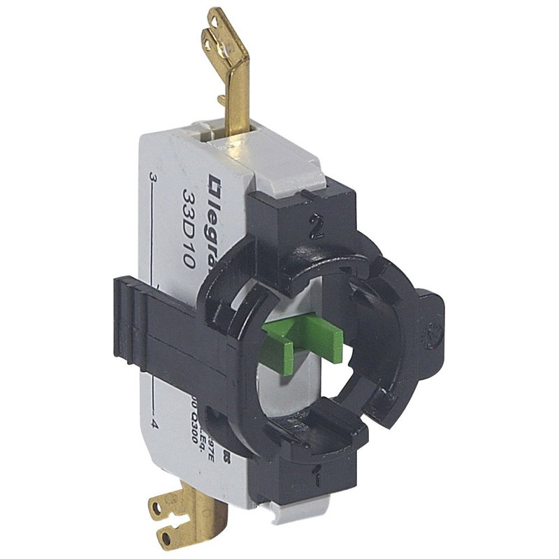 Legrand 023026 - Osmoz compo - sous-ensemble bloc - tête non lum - à languette - NO - 1 poste