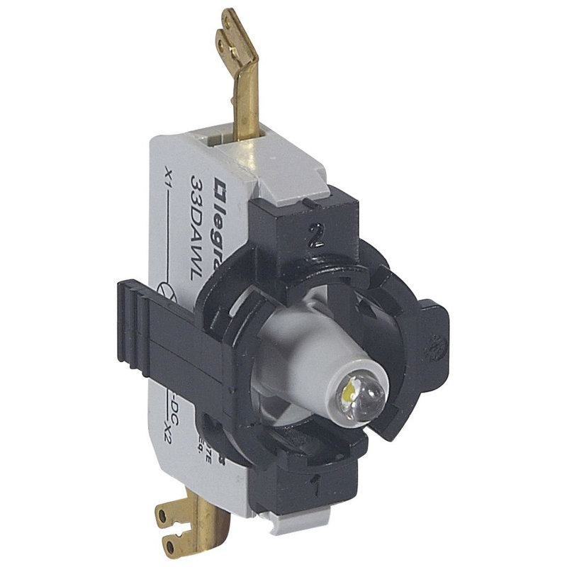 Legrand 023030 - Osmoz compo - sous-ensemble bloc - voyant - à languette - 12/24V~/= - blanc