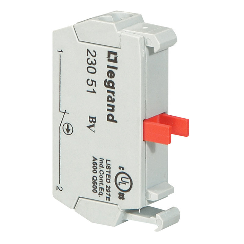 Legrand 023051 - Bloc pour tête non lumineuse Osmoz raccordement par borne à ressort - NF