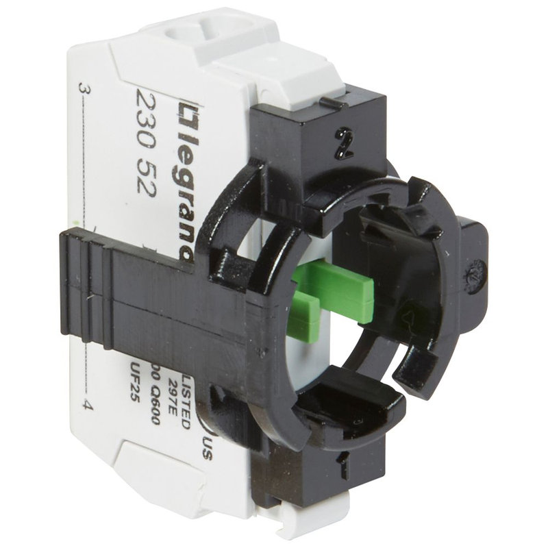 Legrand 023052 - Bloc pour tête non lumineuse Osmoz raccordement par borne à ressort - NO