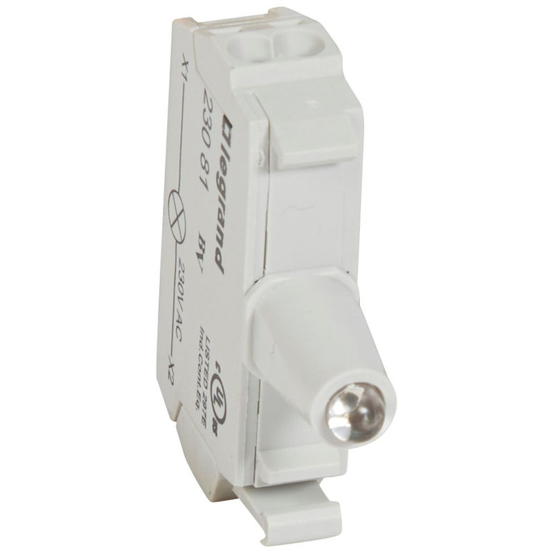 Legrand 023081 - Bloc pour tête lumineuse Osmoz raccordement par borne à ressort - 230V~ - rouge