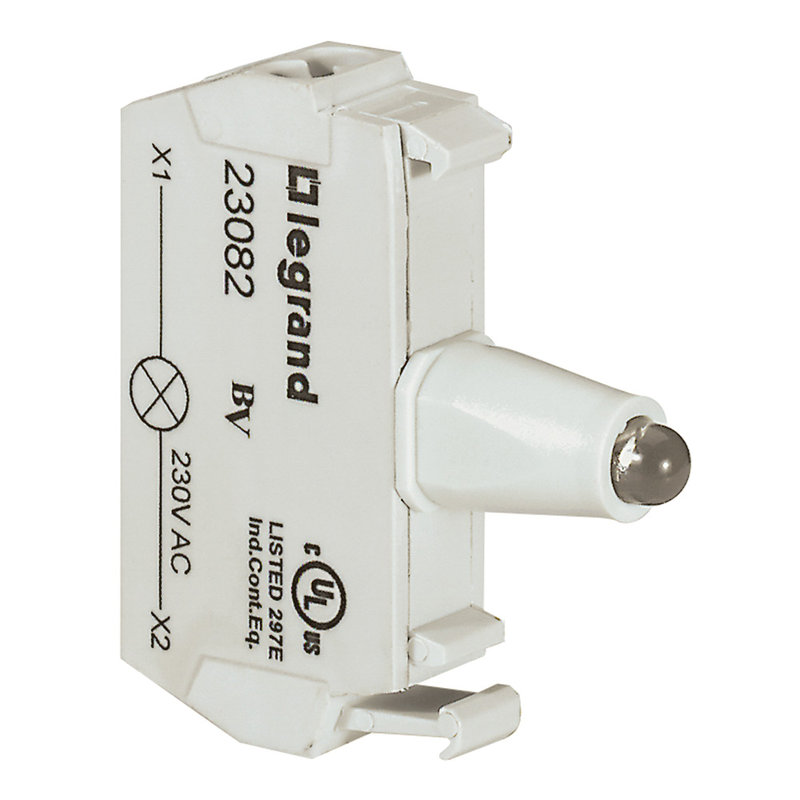 Legrand 023082 - Bloc pour tête lumineuse Osmoz raccordement par borne à ressort - 230V~ - vert