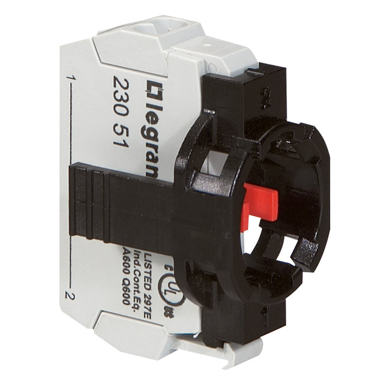 Legrand 023101 - Osmoz compo - sous-ensemble bloc - tête non lum - à ressort - NF - 1 poste