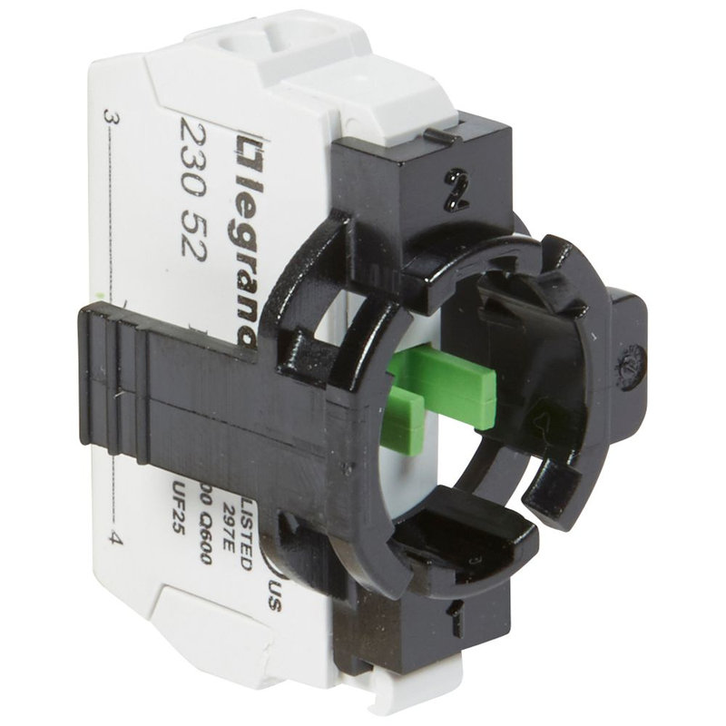 Legrand 023102 - Osmoz compo - sous-ensemble bloc - tête non lum - à ressort - NO - 1 poste