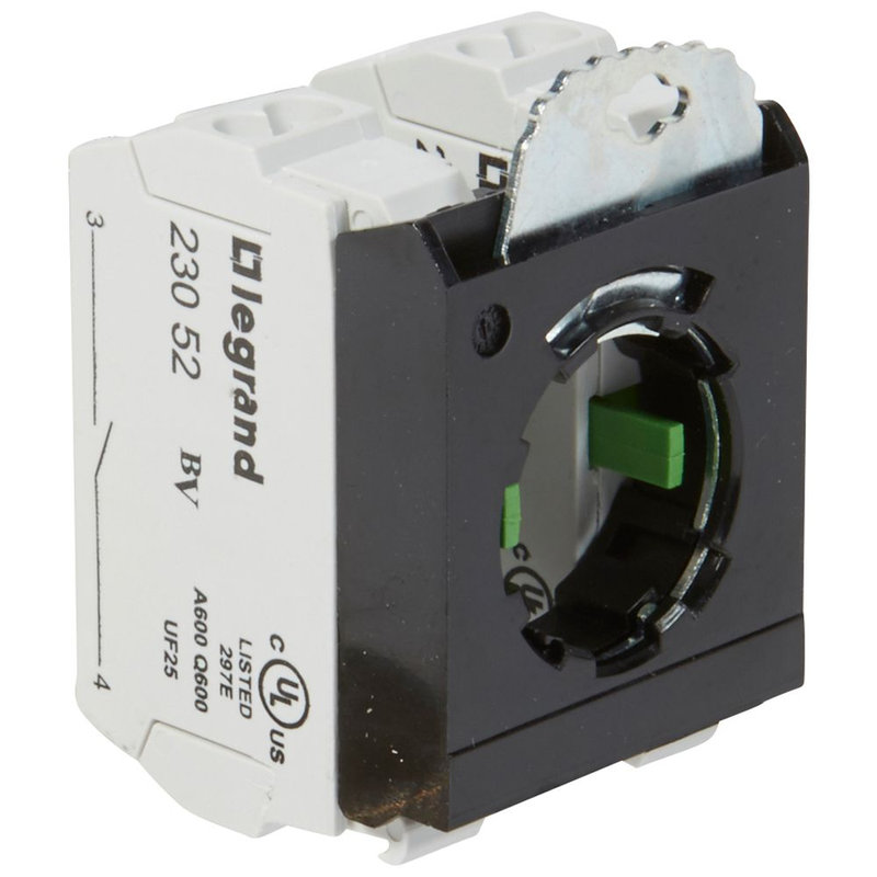 Legrand 023103 - Osmoz compo - sous-ensemble bloc - tête non lum - à ressort - 2NO - 3 postes