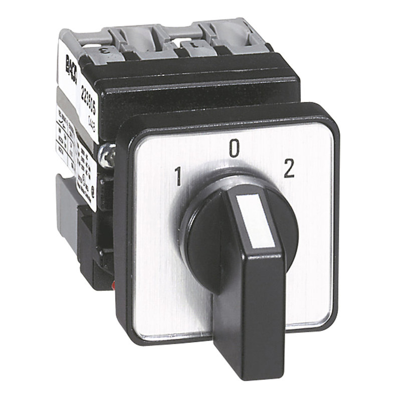 Legrand 023505 - Mini-commutateur - inverseur avec position arrêt - 1P - 2 contacts -fixation Ø22