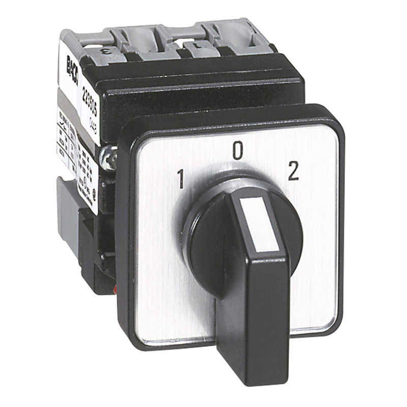 Legrand 023508 - Mini-commutateur - inverseur avec position arrêt - 4P - 8 contacts -fixation Ø22