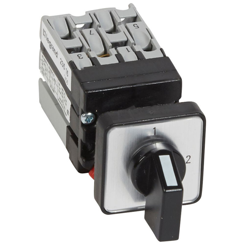 Legrand 023515 - Mini-commutateur - 3 directions sans position arrêt - 1P - fixation Ø22