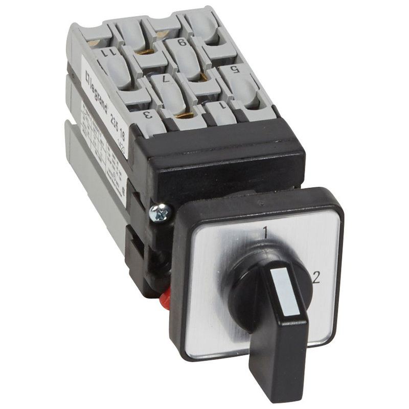 Legrand 023516 - Mini-commutateur - 3 directions sans position arrêt - 2P - fixation Ø22