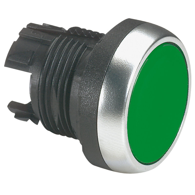 Legrand 023802 - Tête à impulsion non lumineuse affleurante IP69 Osmoz composable - vert