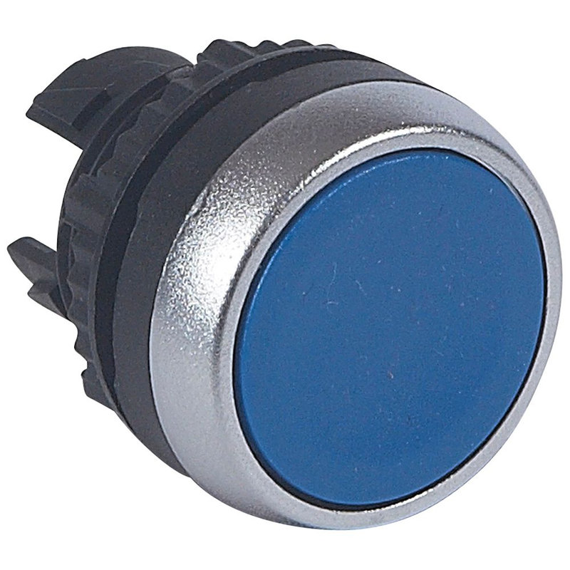 Legrand 023803 - Tête à impulsion non lumineuse affleurante IP69 Osmoz composable - bleu