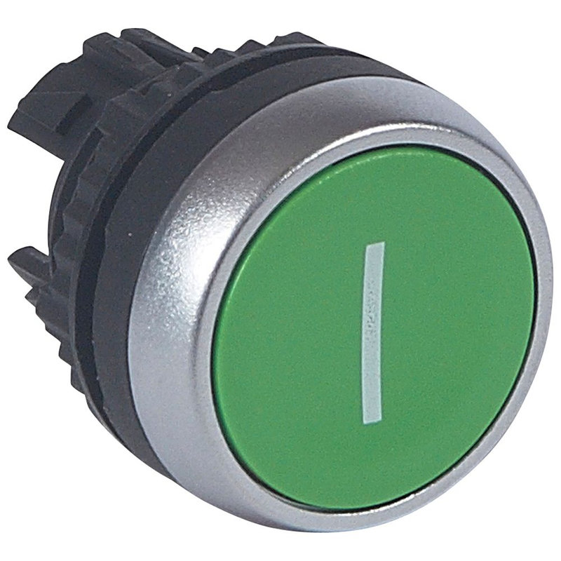 Legrand 023809 - Tête à impulsion non lumineuse affleurante IP69 Osmoz composable - vert marqué I