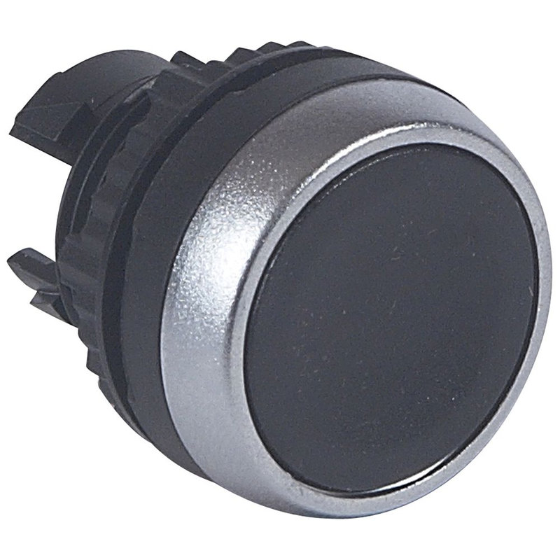 Legrand 023846 - Tête pousser-pousser affleurante non lumineuse IP69 Osmoz composable - noir