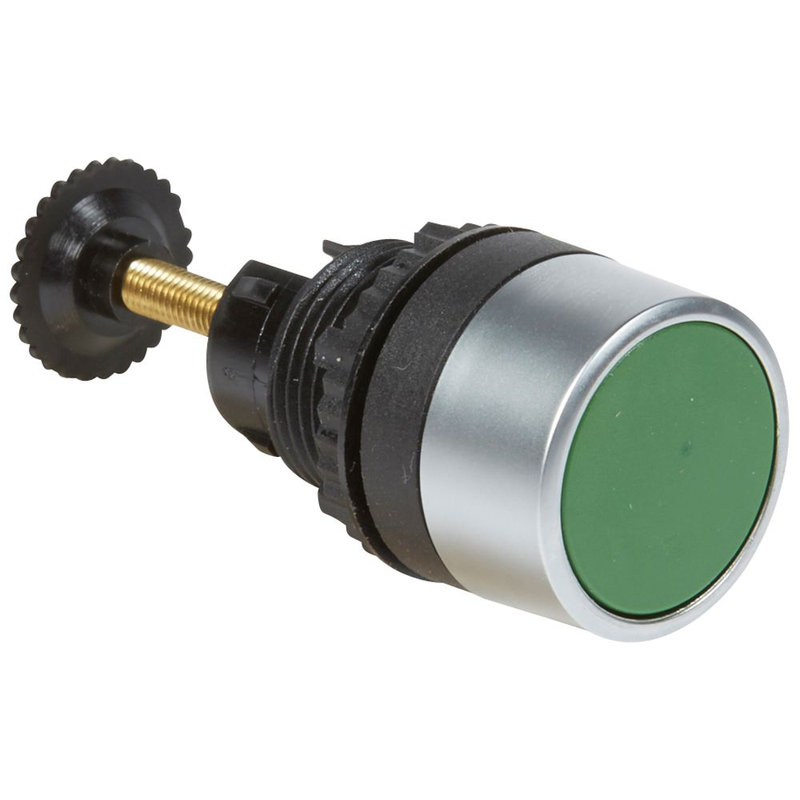 Legrand 023862 - Bouton à armement mécanique ( BAM ) non lumineux IP65 Osmoz composable - vert