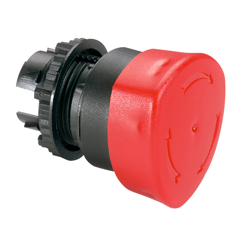 Legrand 023882 - Coup de poing Ø40 pousser-tourner coupure d'urgence IP69 Osmoz composable -rouge