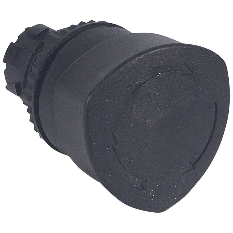 Legrand 023883 - Coup de poing Ø40 pousser-tourner coupure d'urgence IP69 Osmoz composable - noir