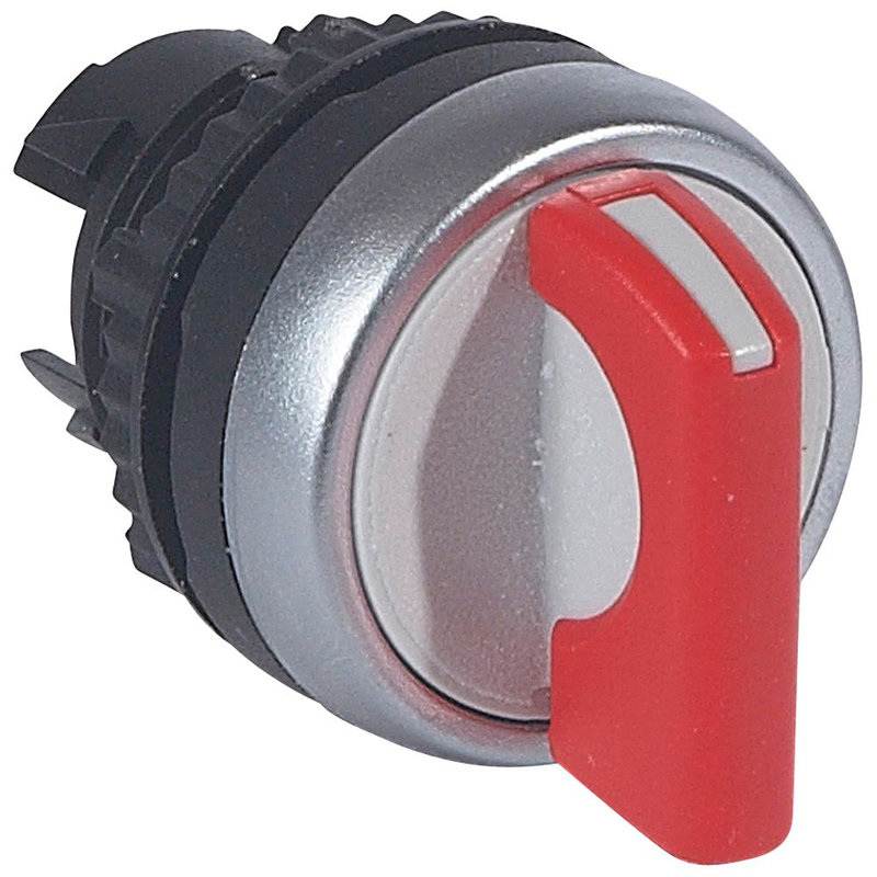 Legrand 023905 - Osmoz compo - bouton tournant non lum - manette - 2 posit. fixes (0 à 12h) rouge