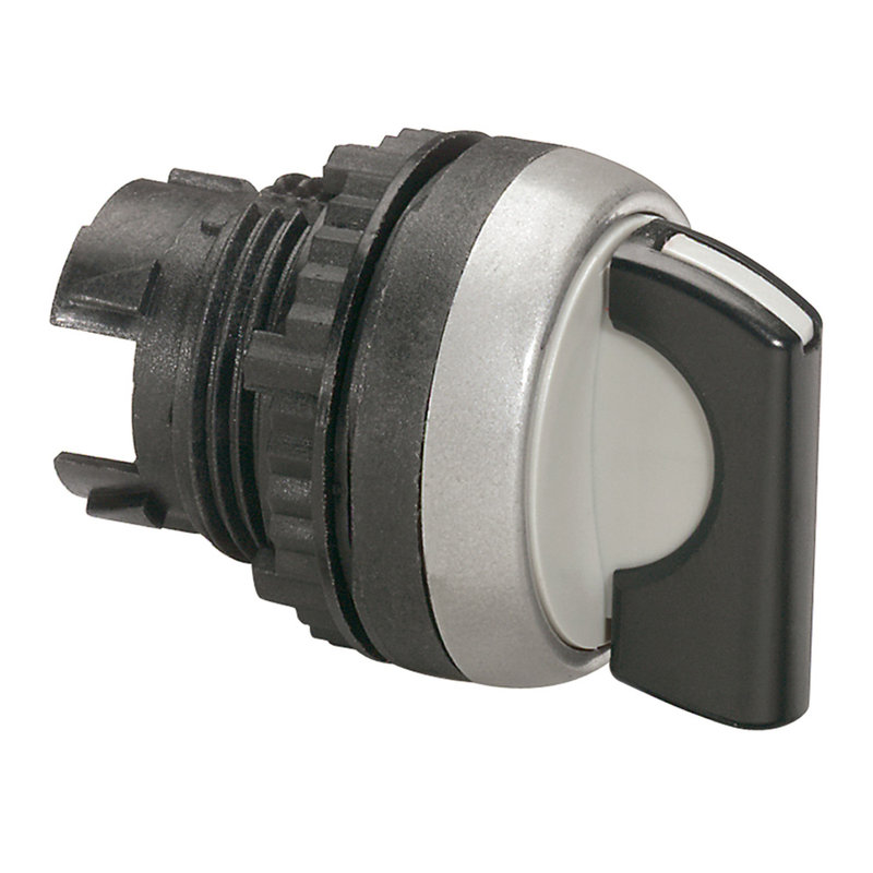 Legrand 023907 - Osmoz compo - bouton tournant non lum - manette - 2 posit. fixes (0 à 12h) noir