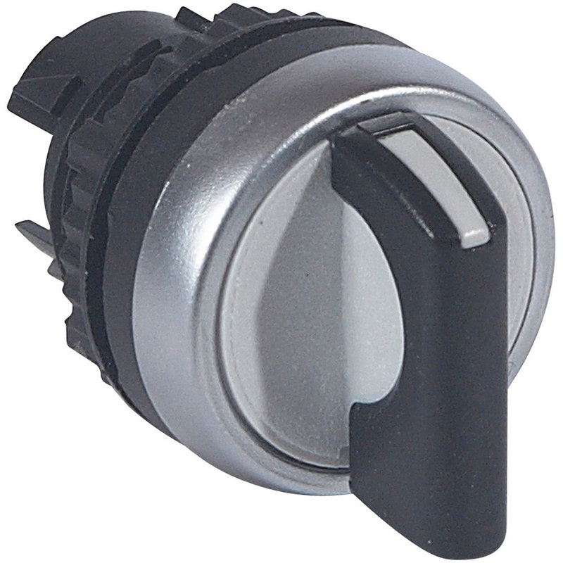 Legrand 023913 - Osmoz compo - bouton tournant non lum - manette - 2 posit. rappel (0 à 12h) 45°