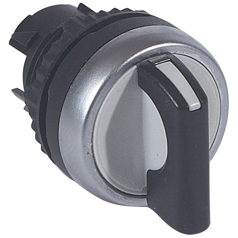 Legrand 023926 - Osmoz compo - bouton tournant non lum - manette - 3 posit. gauche 45° - noir