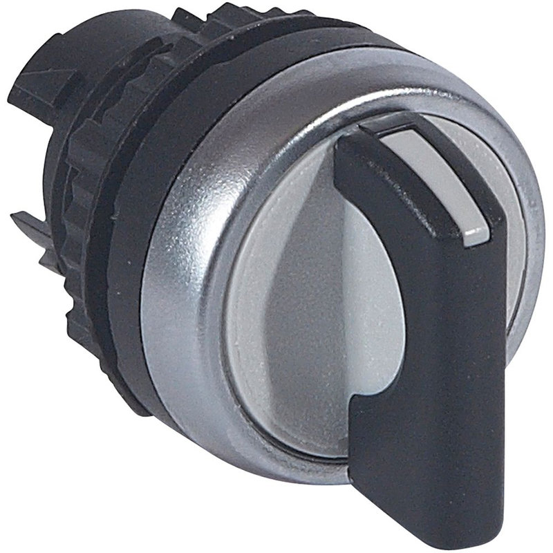 Legrand 023927 - Osmoz compo - bouton tournant non lum - manette - 3 posit. droite 45° - noir