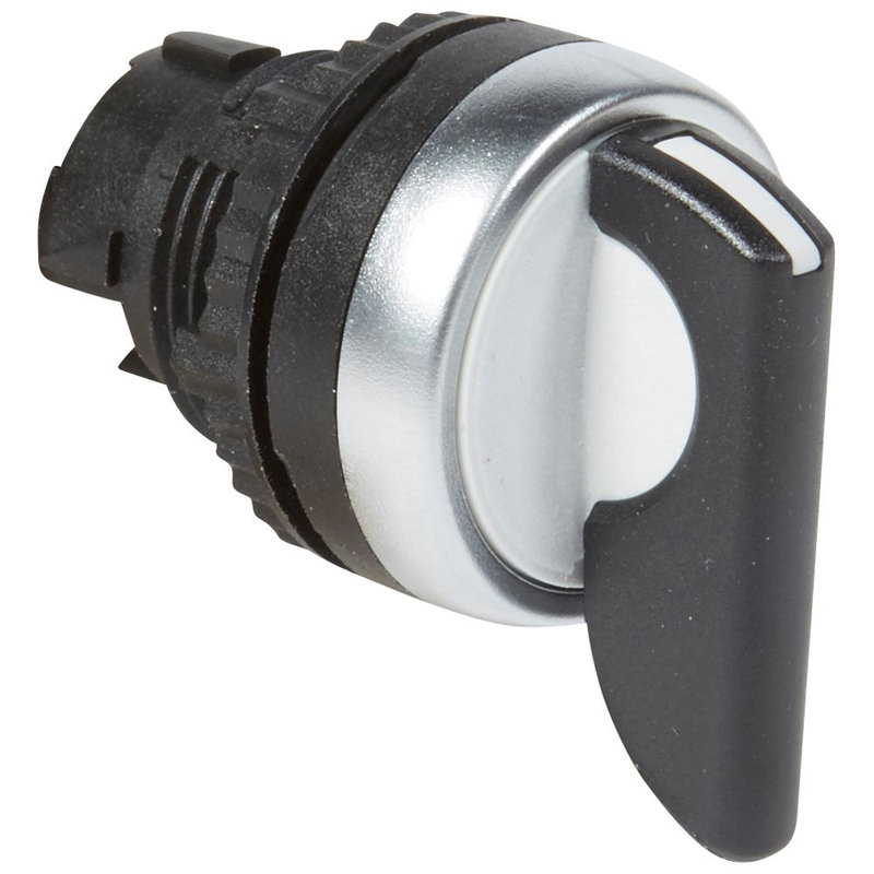 Legrand 023934 - Bouton tournant non lumineux à levier IP69 Osmoz composable 2positions fixes 90°