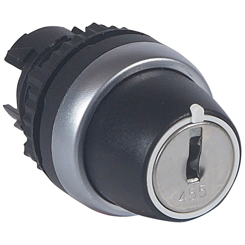 Legrand 023953 - Bouton tournant non lum clé n°455 IP69 Osmoz composable - 2 positions fixes 90°