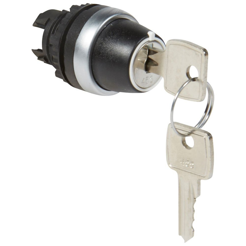 Legrand 023960 - Bouton tournant non lum clé n°455 IP69 Osmoz composable - 3 positions fixes 45°